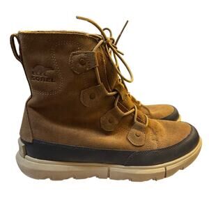 Sorel Men’s Explorer NM4500-257 Waterproof Suede Lace-Up Boots – Size 10